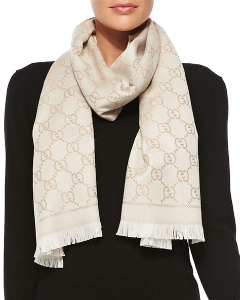 gucci stencil scarf|gucci scarf for sale.